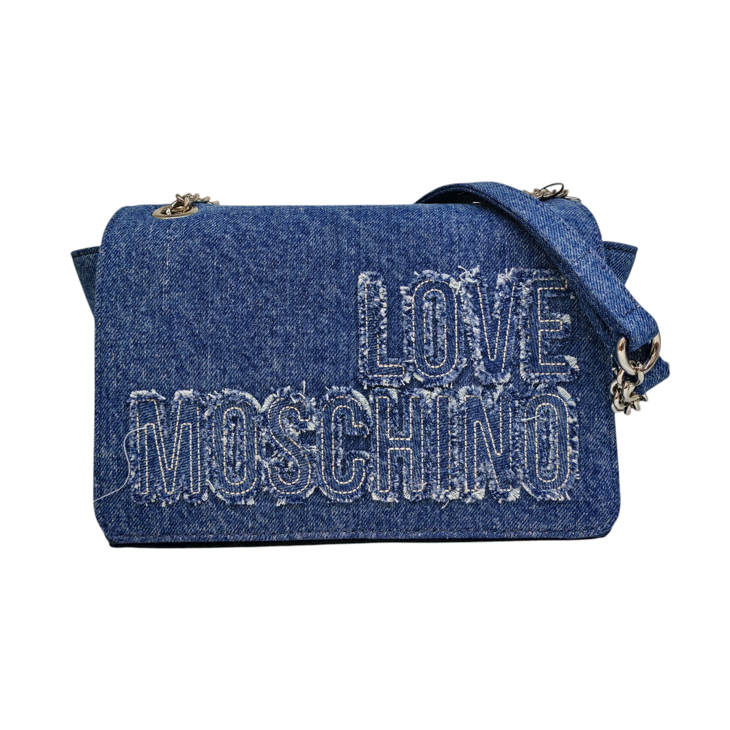 Love Moschino Denim Convertible Shoulder Bag