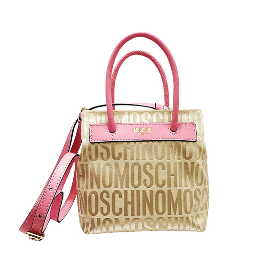MOSCHINO COUTURE All over logo mini Tote