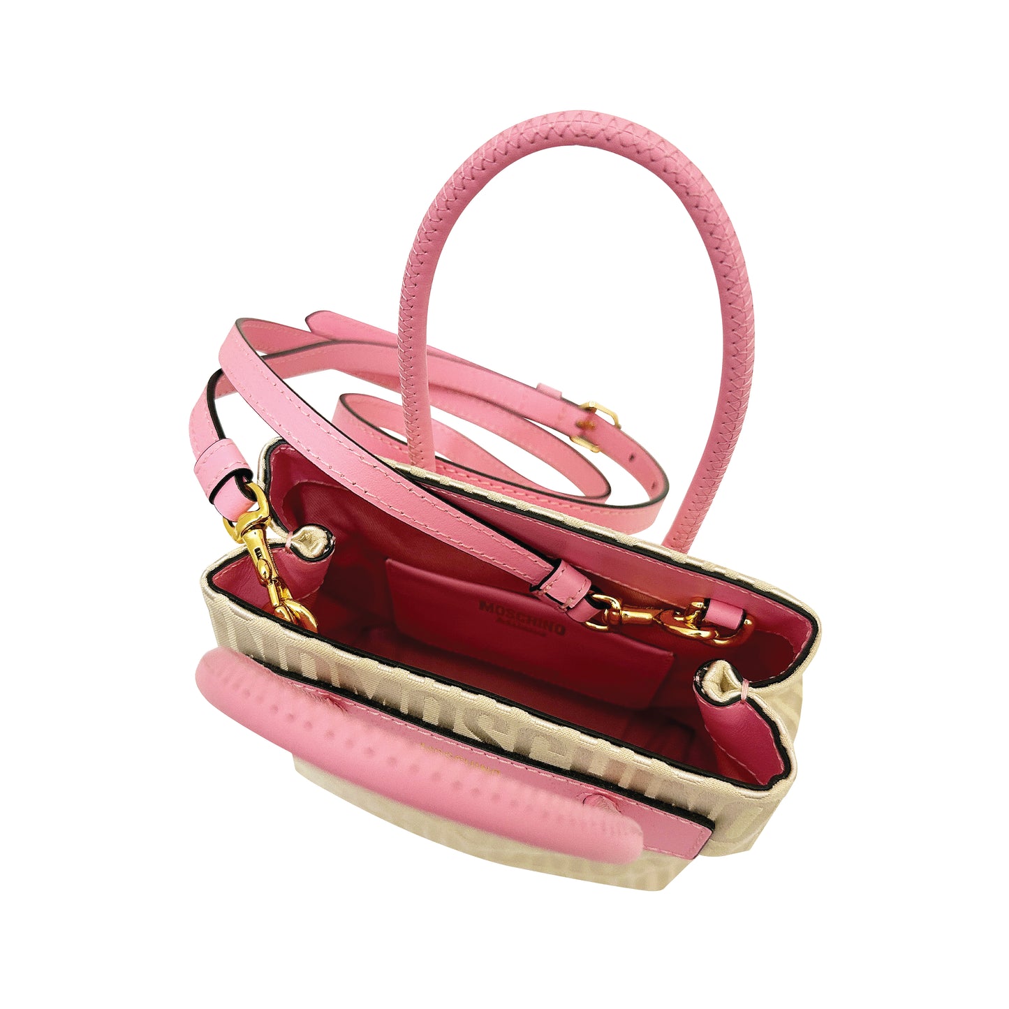 MOSCHINO COUTURE All over logo mini Tote