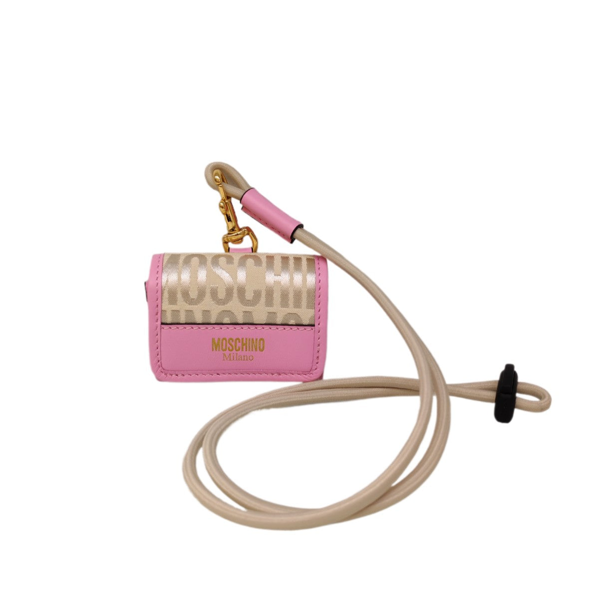 MOSCHINO COUTURE Logo Jacquard I-pod Case with neck strap