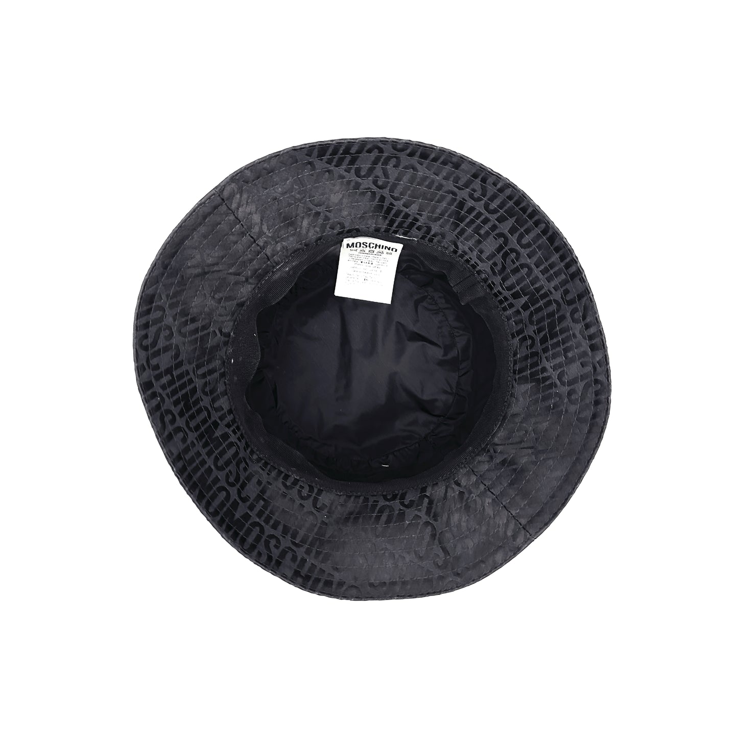 MOSCHINO COUTURE Allover logo Bucket Hat