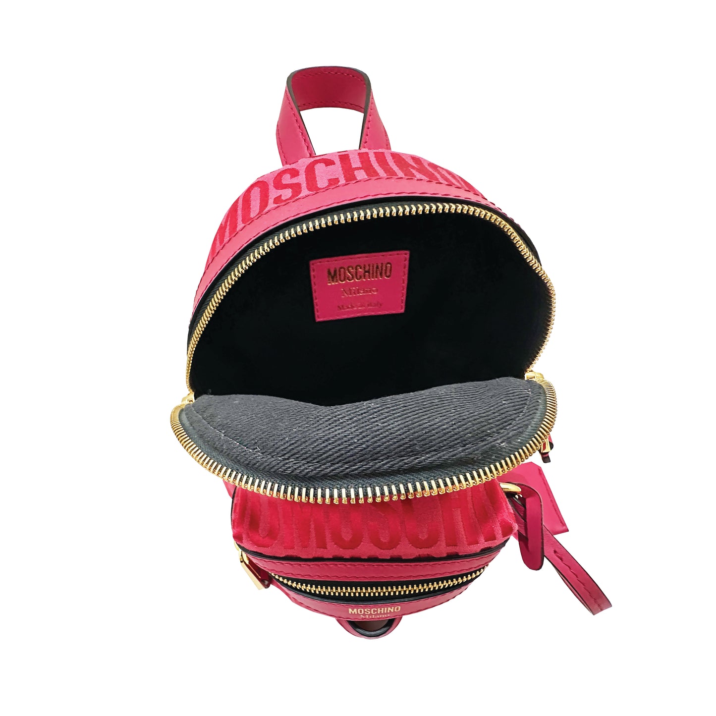 MOSCHINO COUTURE All over logo mini backpack