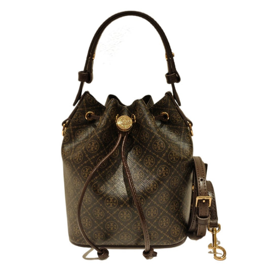 TORY BURCH T- MONOGRAM SMALL BUCKET