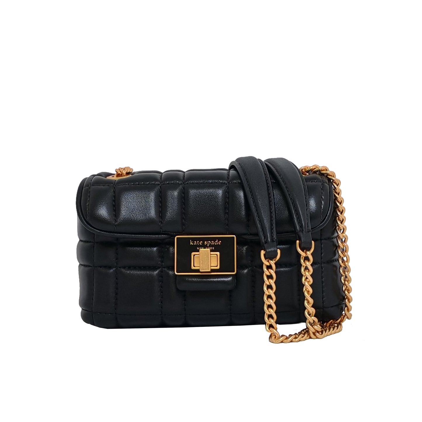 Kate Spade Evelyn Quilted Leather small shoulder Crossbody