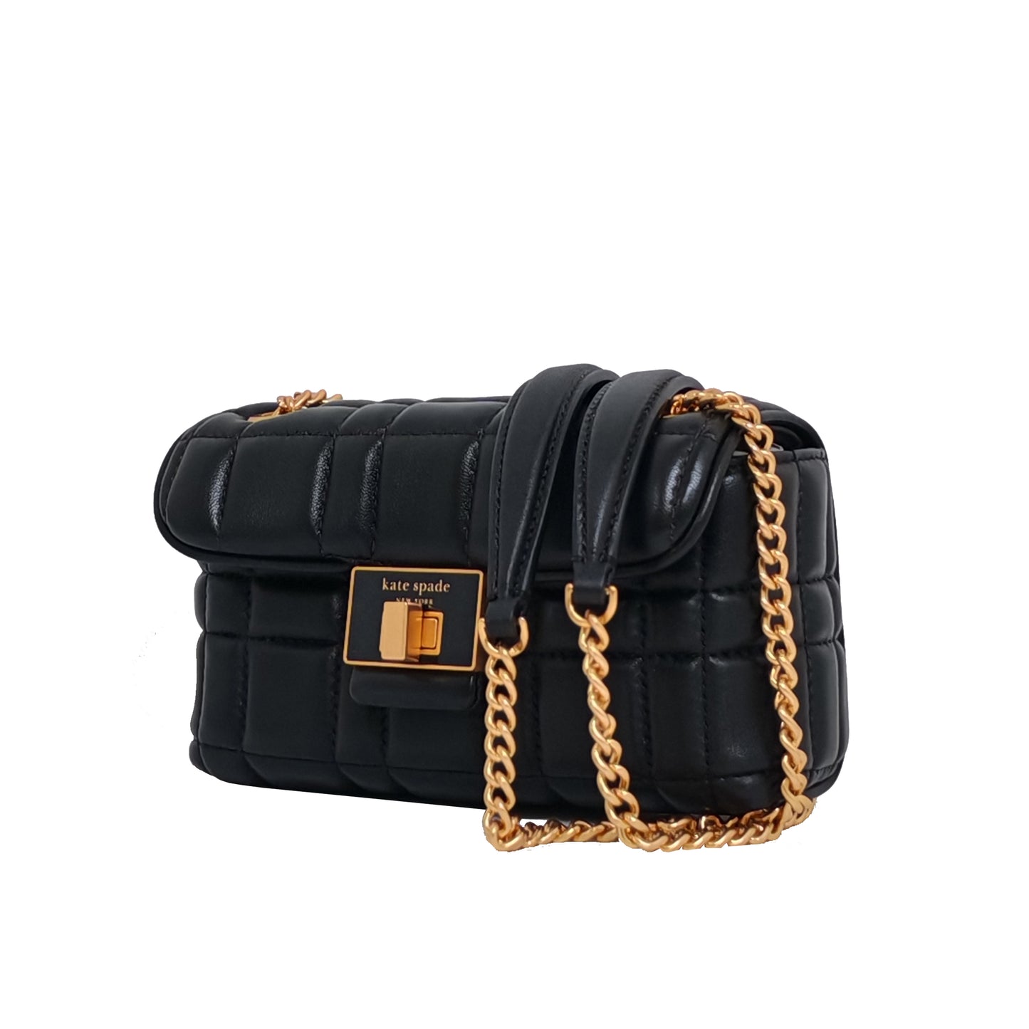 Kate Spade Evelyn Quilted Leather small shoulder Crossbody