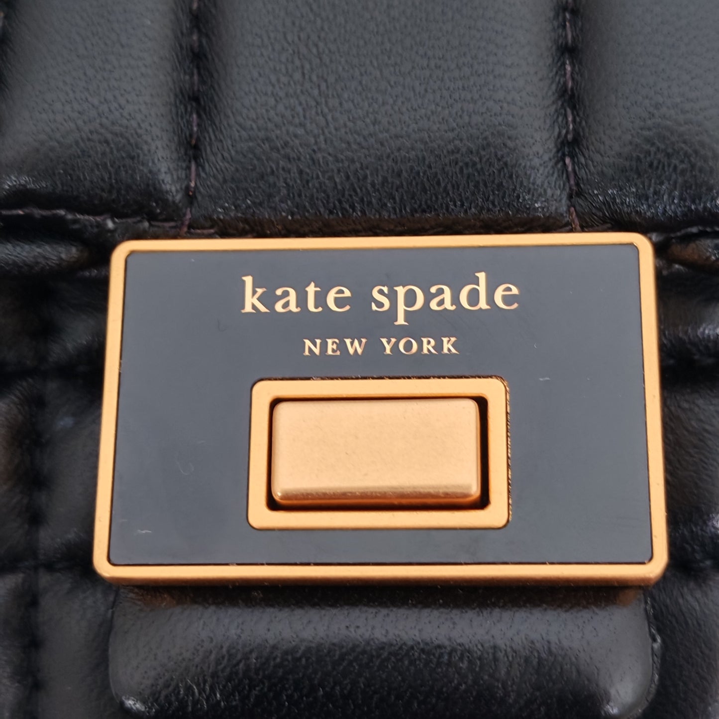 Kate Spade Evelyn Quilted Leather small shoulder Crossbody