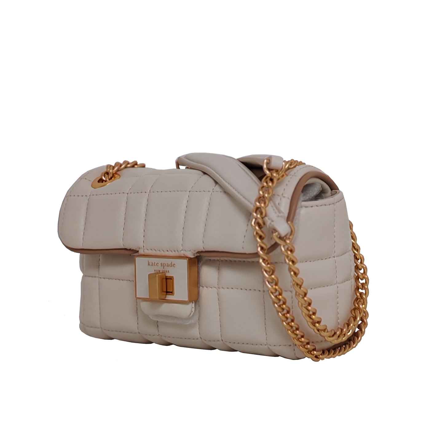 Kate Spade Evelyn Quilted Leather small shoulder Crossbody