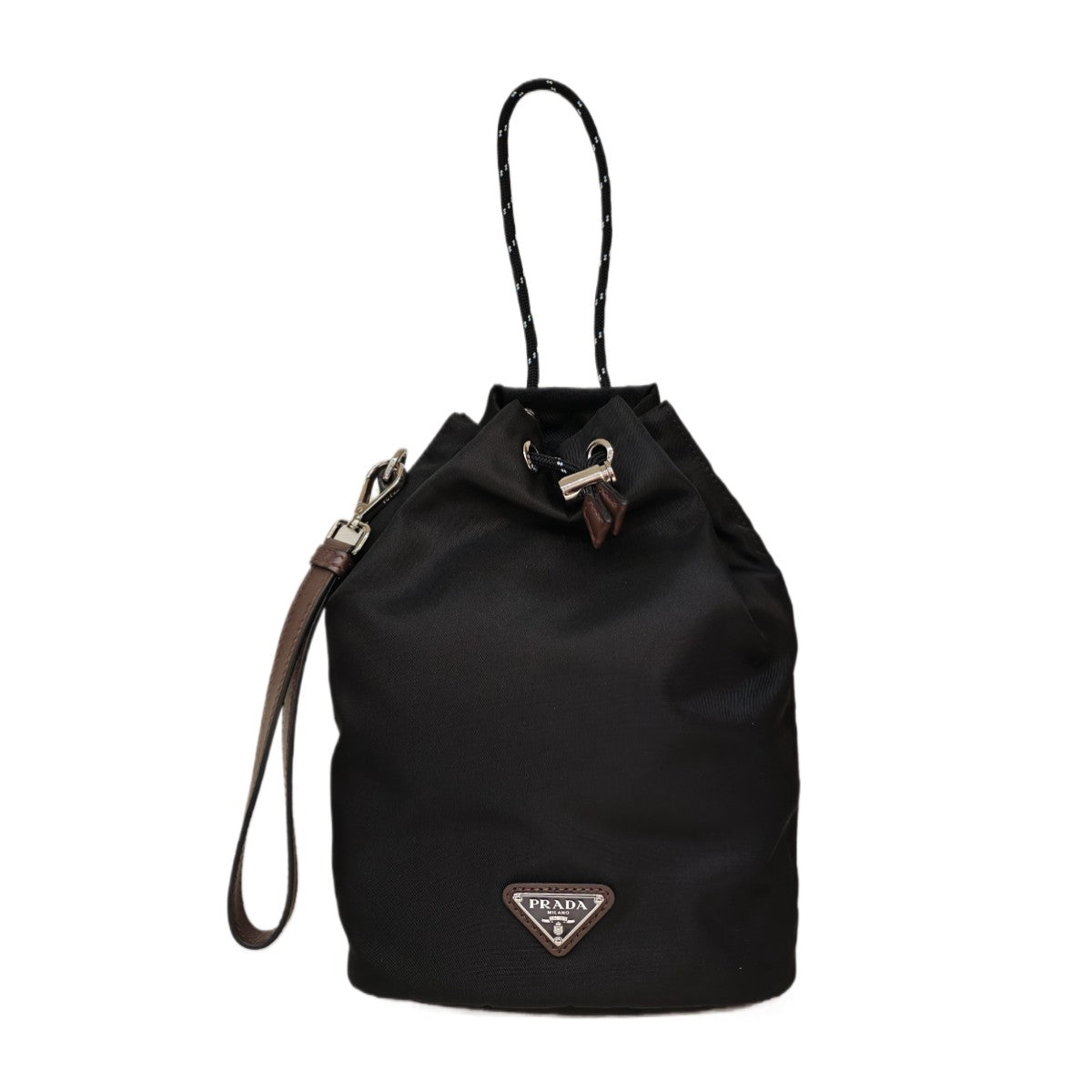 PRADASpeedrock Re-Nylon and Leather Pouch