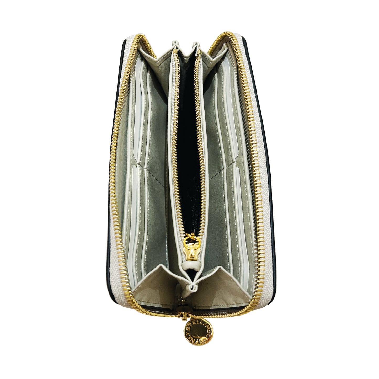 Stella McCartney Logo Zip around wallet