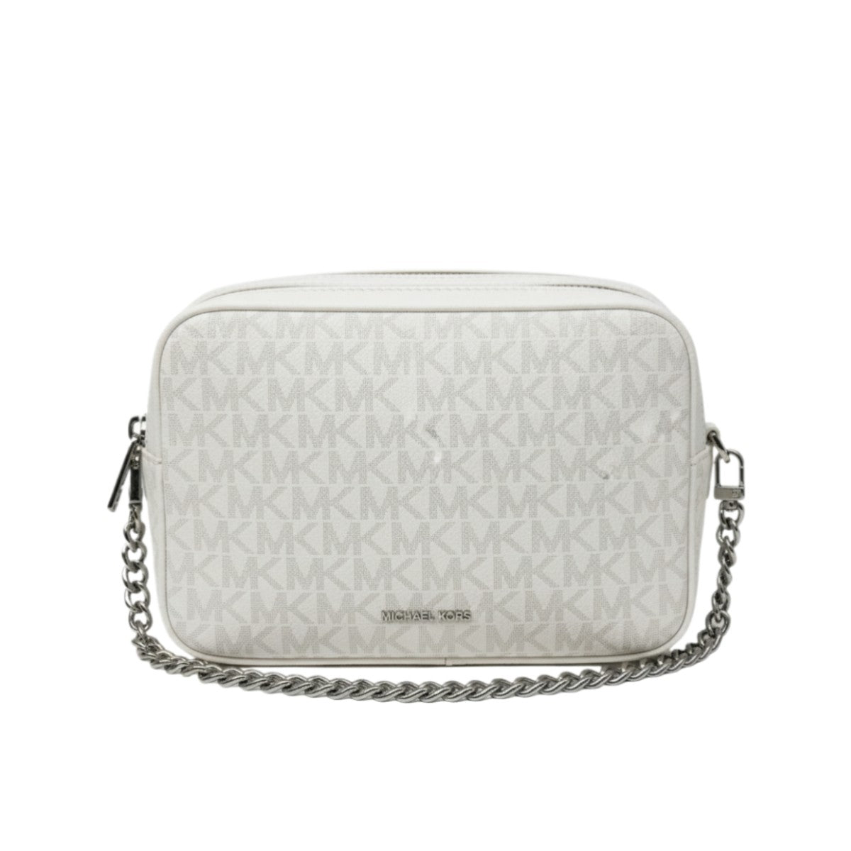 Michael Kors Bryant Medium Signature logo Double Zip Chain Camera