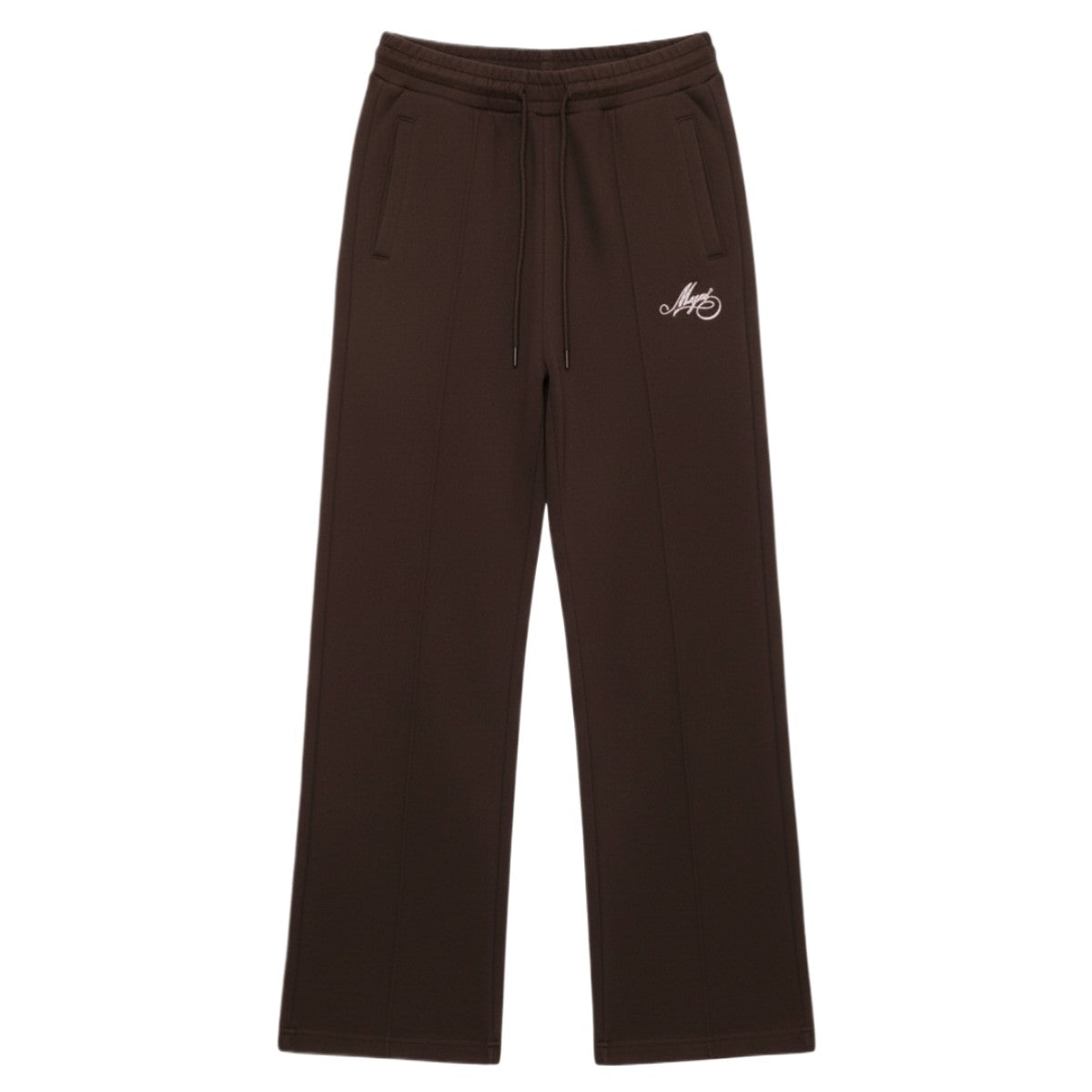 MSGM Jersey joggers with cursive MSGM logo