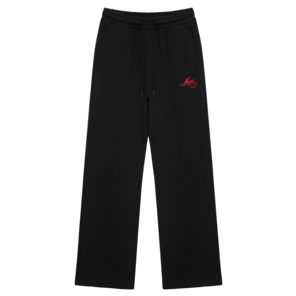 MSGM Jersey joggers with cursive MSGM logo