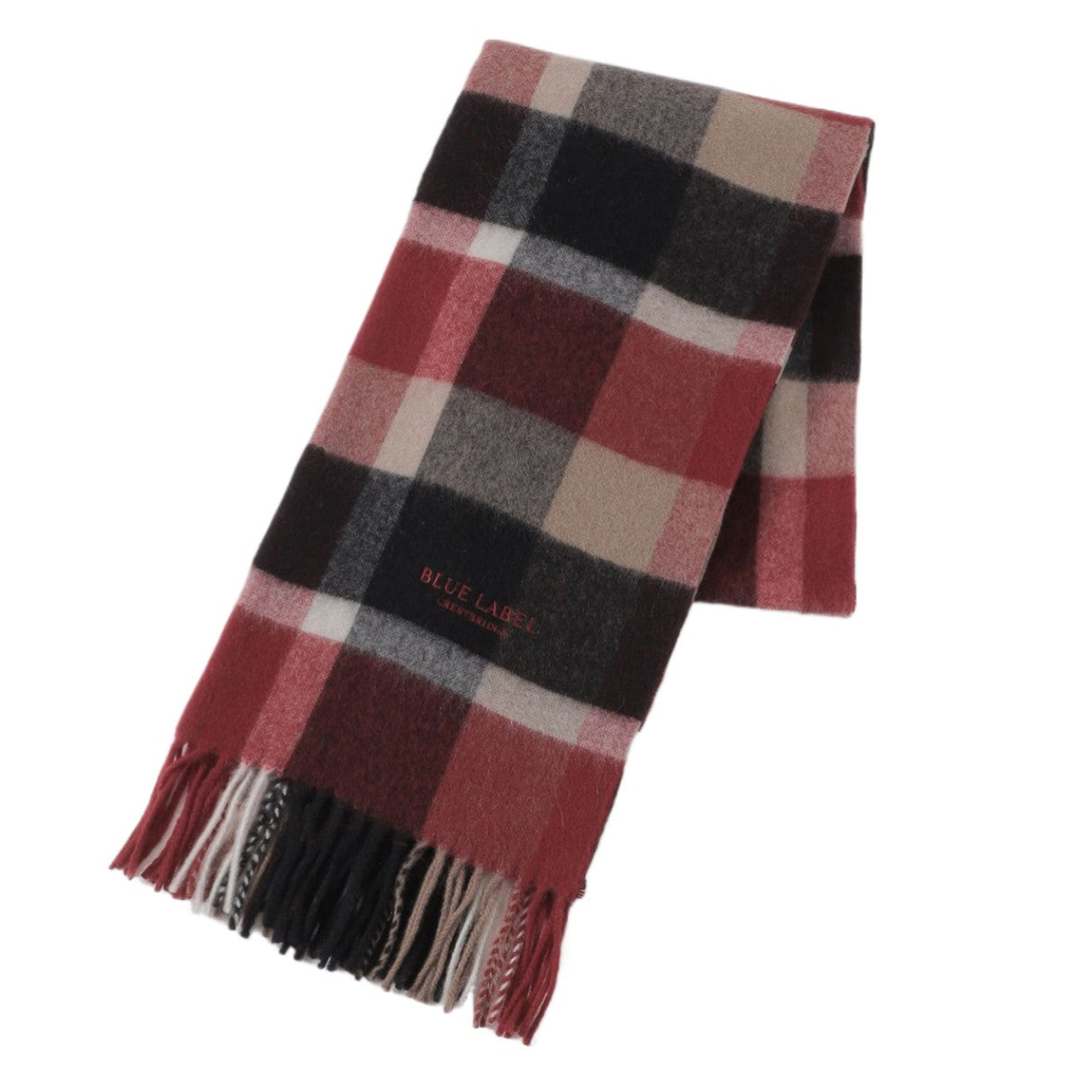 BLUE LABEL CRESTBRIDGE Crestbridge Check Washable Cashmere Muffler
