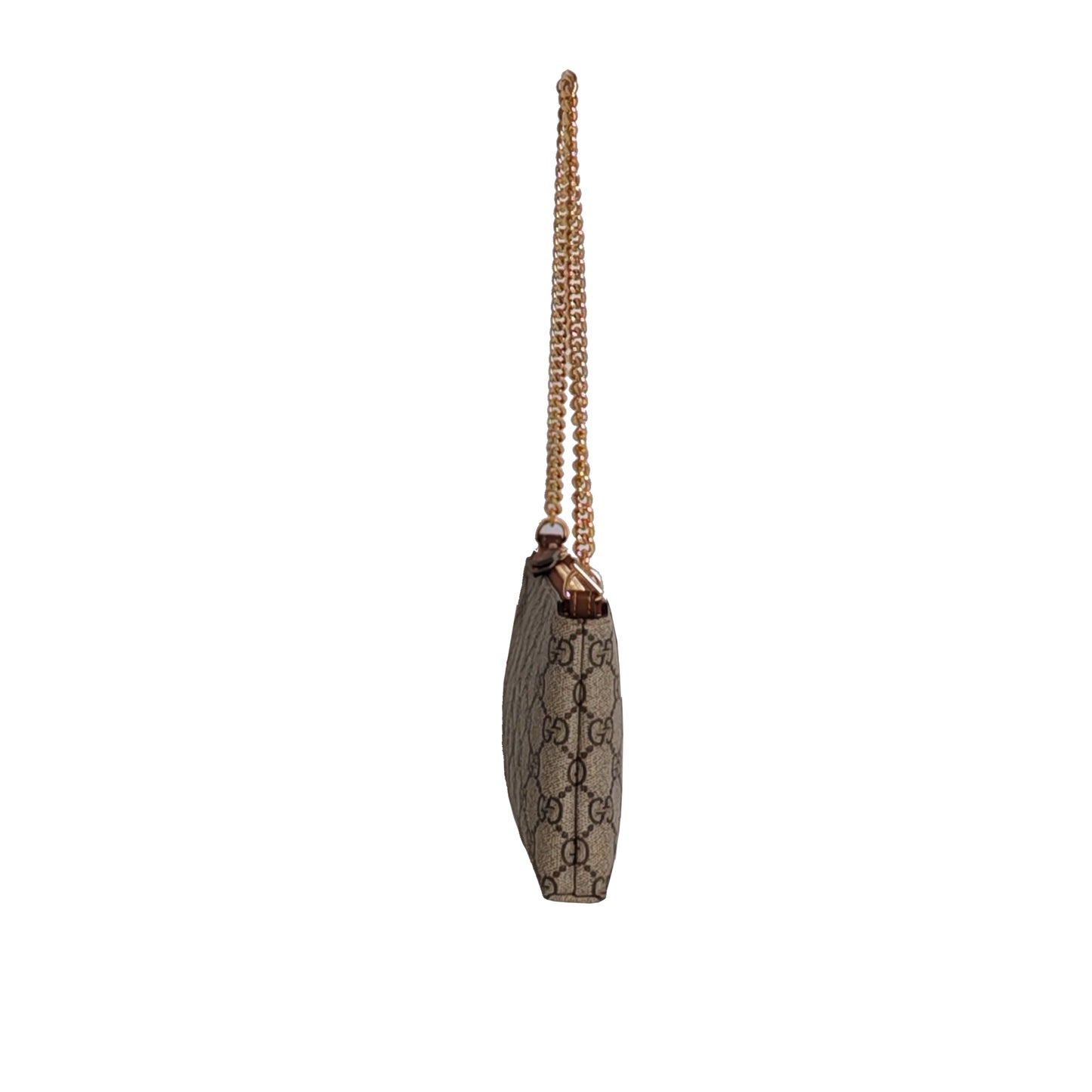 GUCCI GG Supreme Pouch on chain