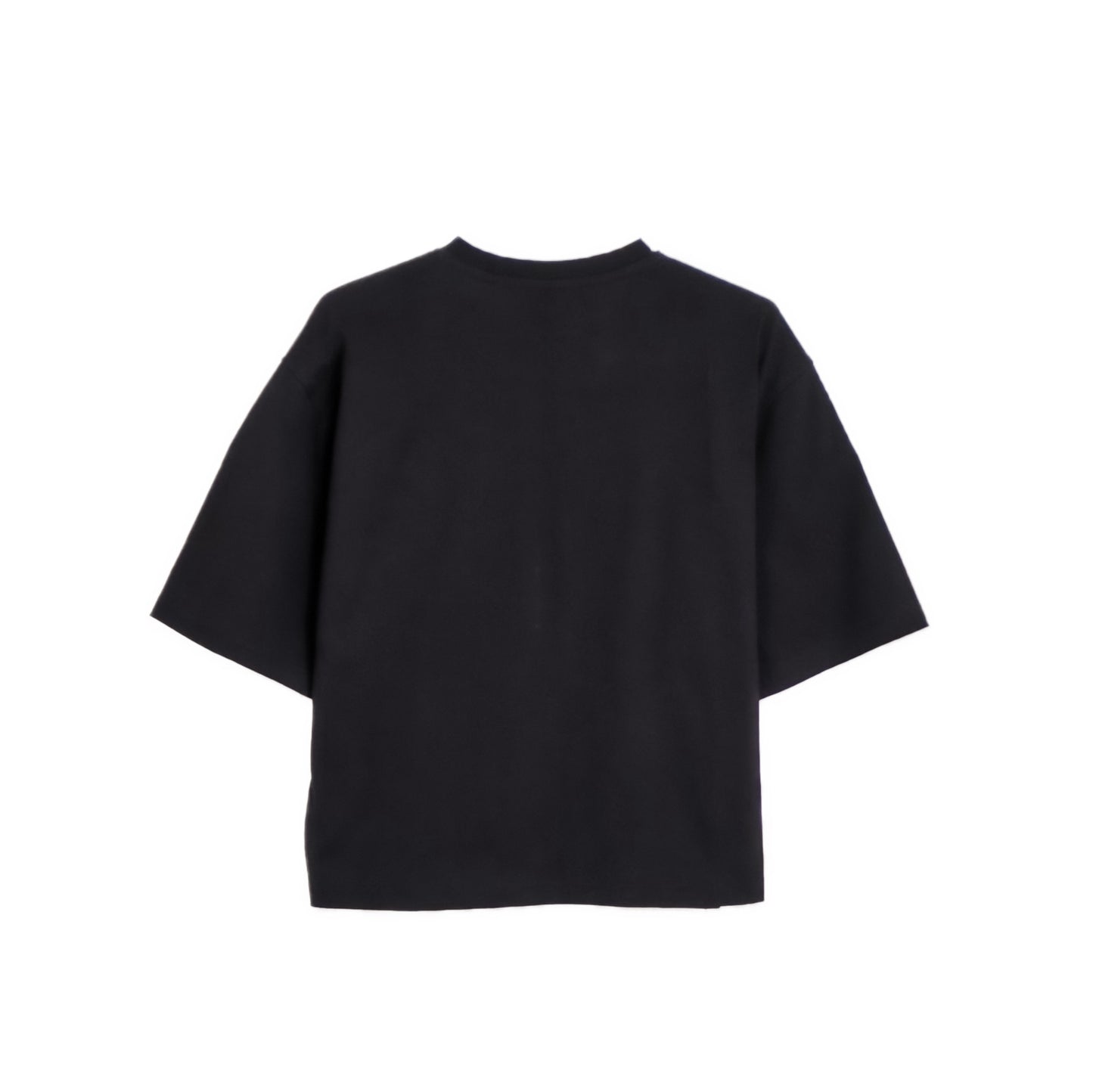 MOSCHINO COUTURE Embroidered Logo Organic Jersey T-shirt