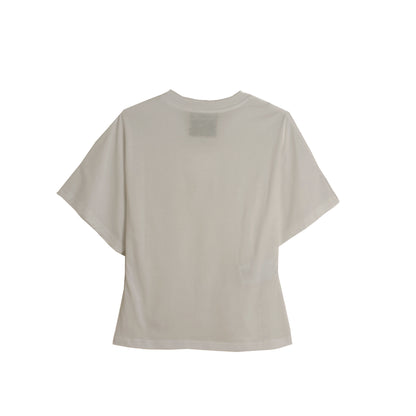 MOSCHINO COUTURE Embossed logo organic jersey T-shirt