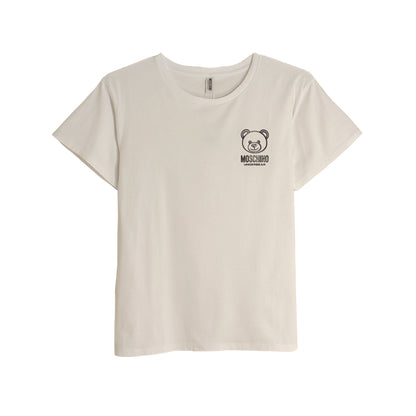 MOSCHINO UNDERWEAR Flocked-logo T-shirt