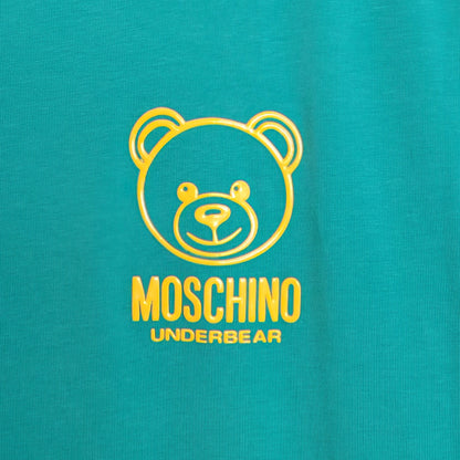 MOSCHINO UNDERWEAR Flocked-logo T-shirt