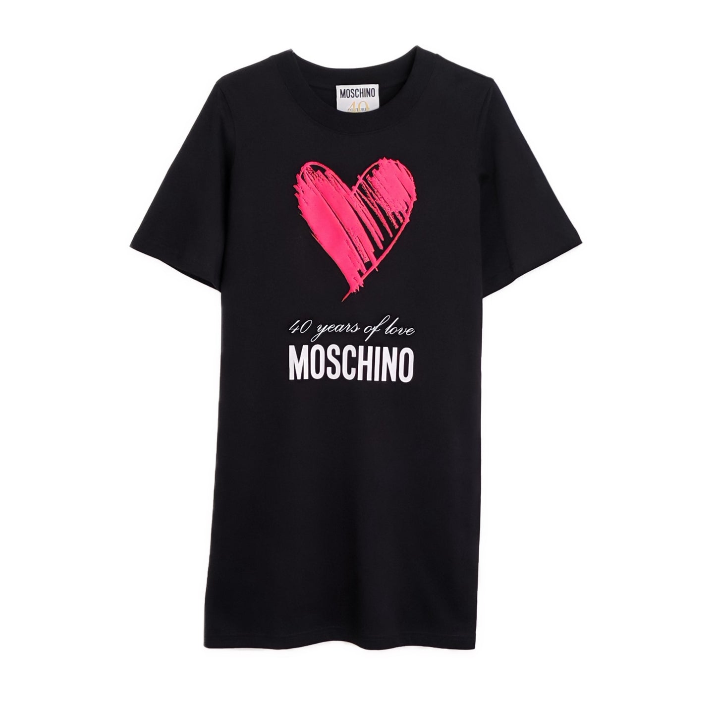 MOSCHINO COUTURE 40 Years of Love jersey dress