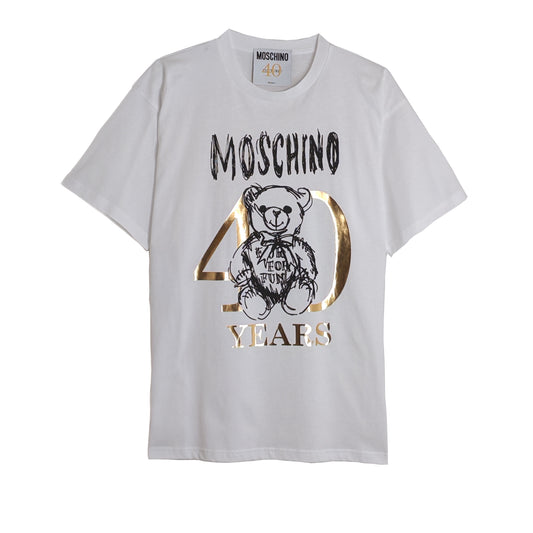MOSCHINO COUTURE 40 Years Teddy bear jersey T-shirt