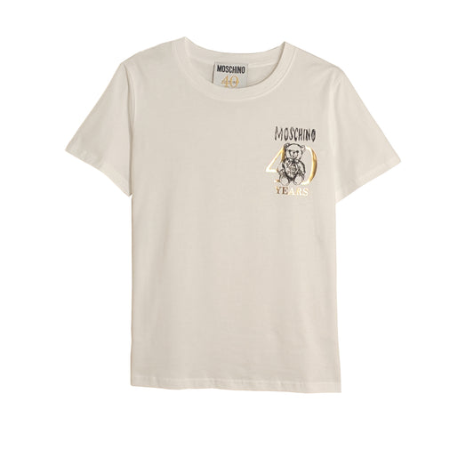 MOSCHINO COUTURE 40 Years Teddy bear jersey T-shirt