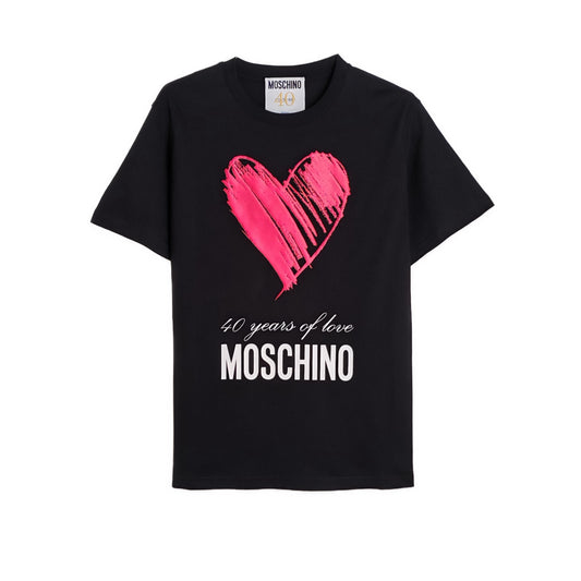 MOSCHINO COUTURE 40 Years of Love jersey T-shirt