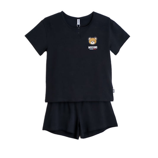 MOSCHINO UNDERBEAR Leo Teddy-print pyjama set