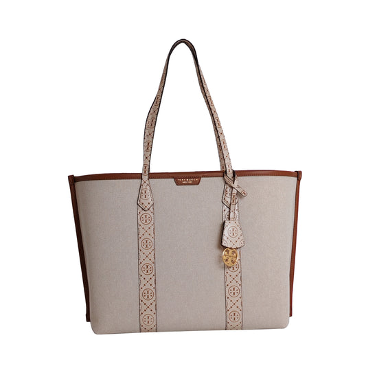Tory Burch Perry Canvas Triple Compartment Tote