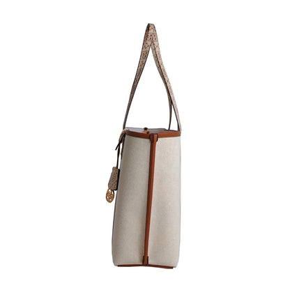 Tory Burch Perry Canvas Triple Compartment Tote