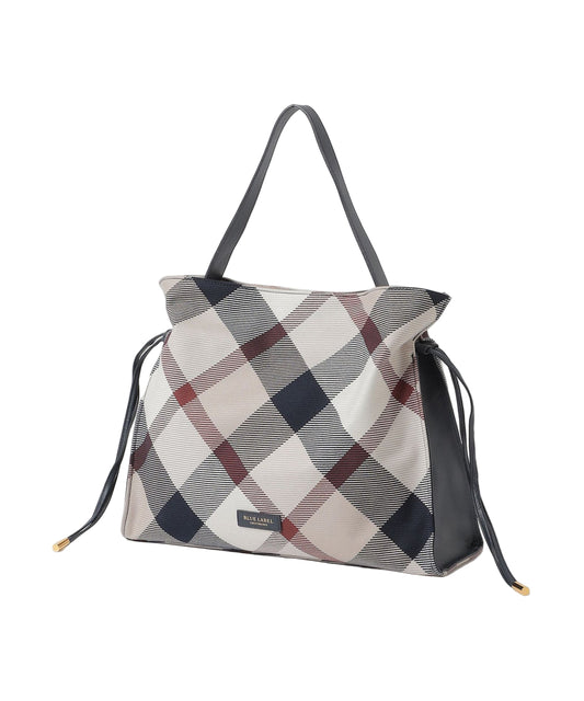 BLUE LABEL CRESTBRIDGE Check Calze Gathered Bag
