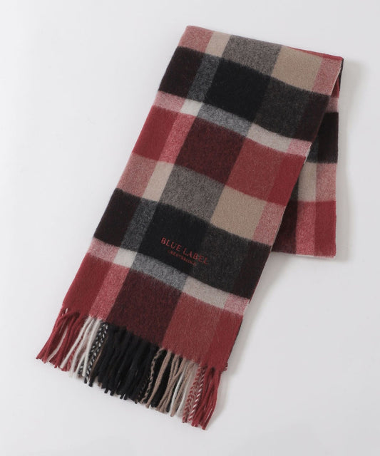 BLUE  LABEL  CRESTBRIDGE Crestbridge Check Washable Cashmere Muffler
