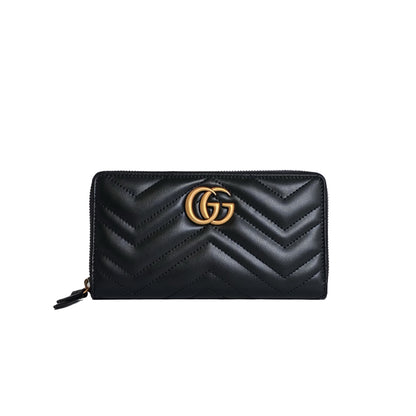 GUCCI GG Marmont zip arround wallet