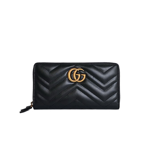 GUCCI GG Marmont zip arround wallet