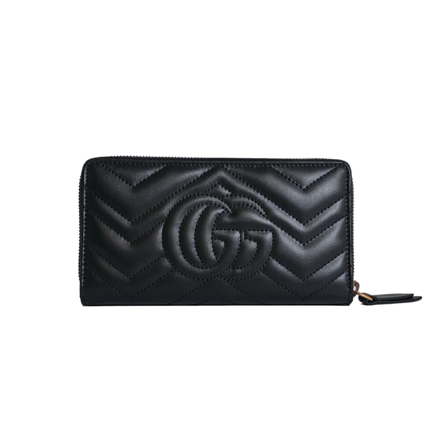 GUCCI GG Marmont zip arround wallet