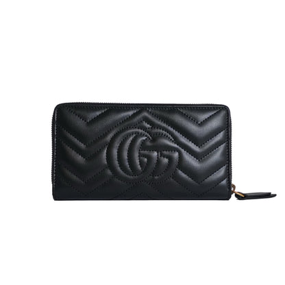 GUCCI GG Marmont zip arround wallet