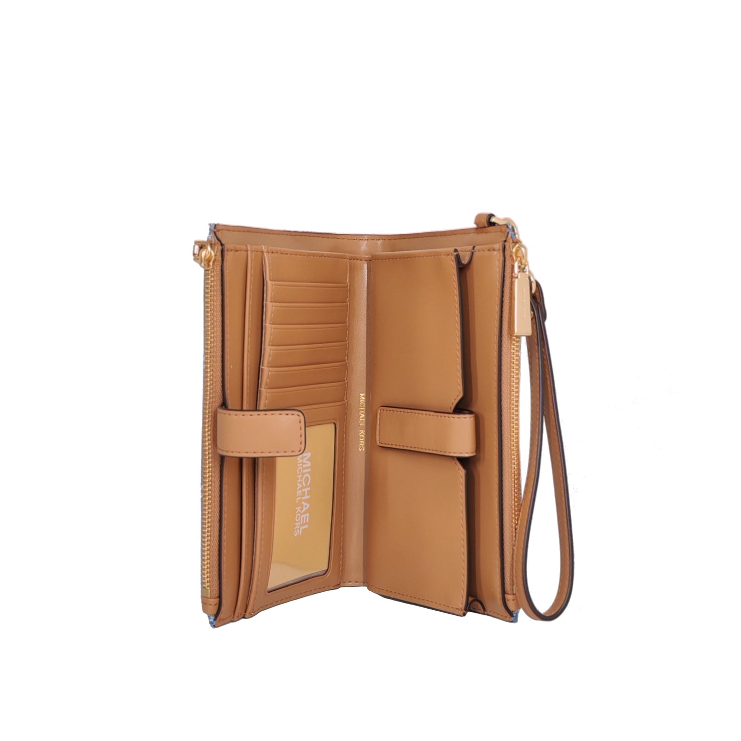 Michael KorsJet Set dblzip wristlet