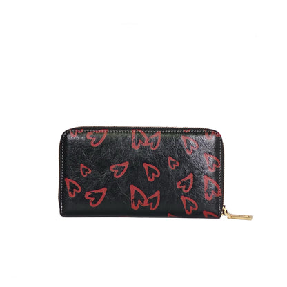 LOVE MOSCHINO Superprint Long Zip around Wallet