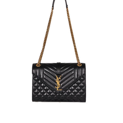SAINT LAURENT ENVELOPE MEDIUM in MATELASSÉ lambski