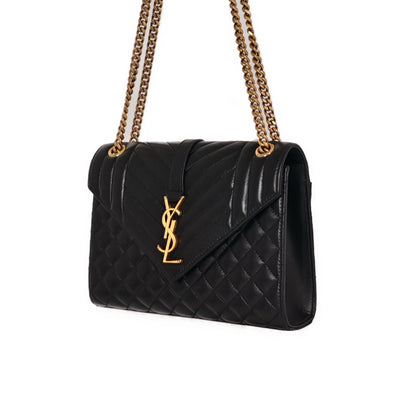 SAINT LAURENT ENVELOPE MEDIUM in MATELASSÉ lambski
