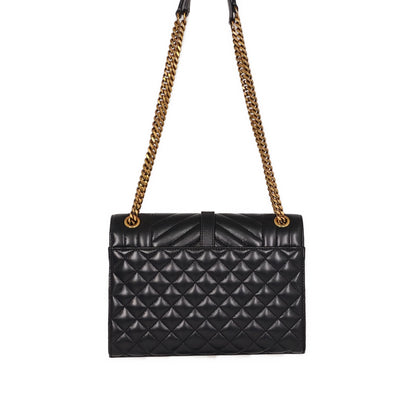 SAINT LAURENT ENVELOPE MEDIUM in MATELASSÉ lambski