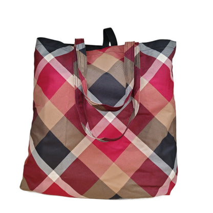 BLUE  LABEL  CRESTBRIDGE Partial Crestbridge Check Eco Bag