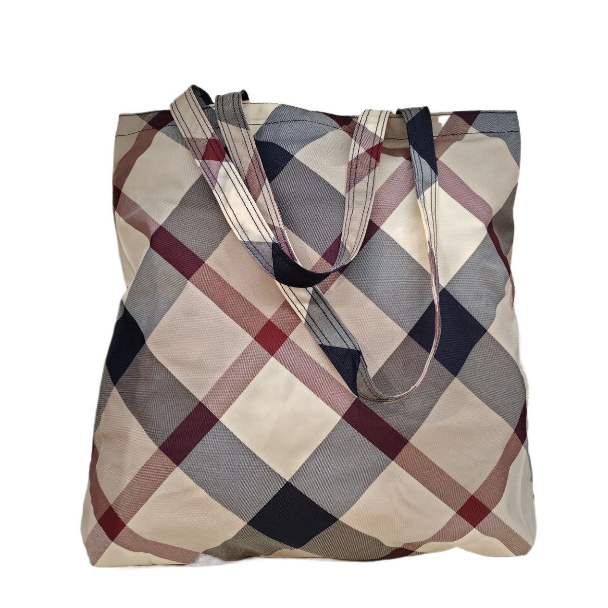 BLUE  LABEL  CRESTBRIDGE Partial Crestbridge Check Eco Bag