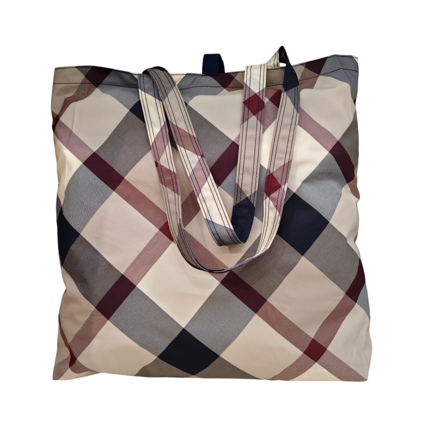 BLUE  LABEL  CRESTBRIDGE Partial Crestbridge Check Eco Bag