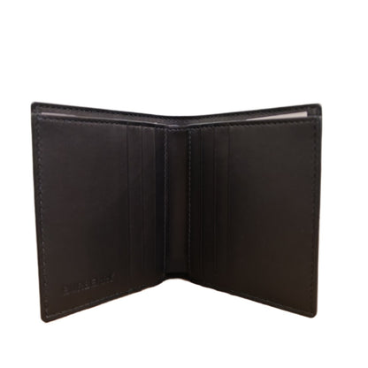 BURBERRY Check Folding Card Case