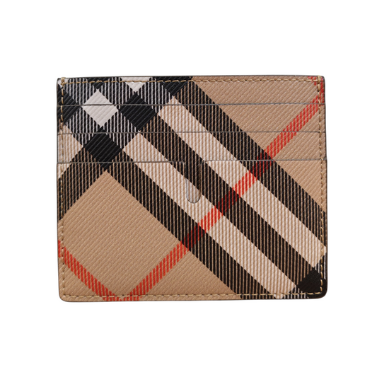 BURBERRY Tall Check  Card Case