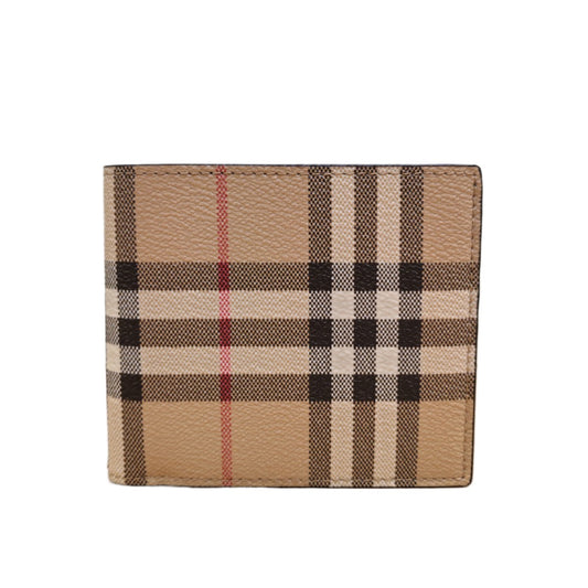 BURBERRY Check  Bifold  Wallet