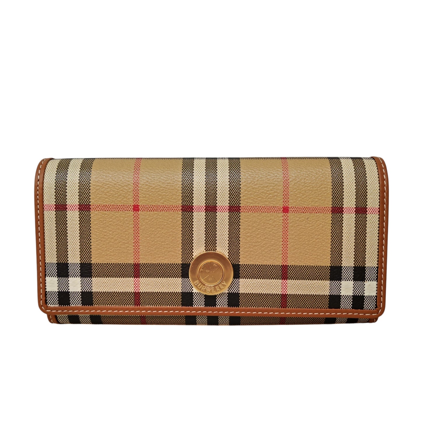 BURBERRY Check Continental Wallet