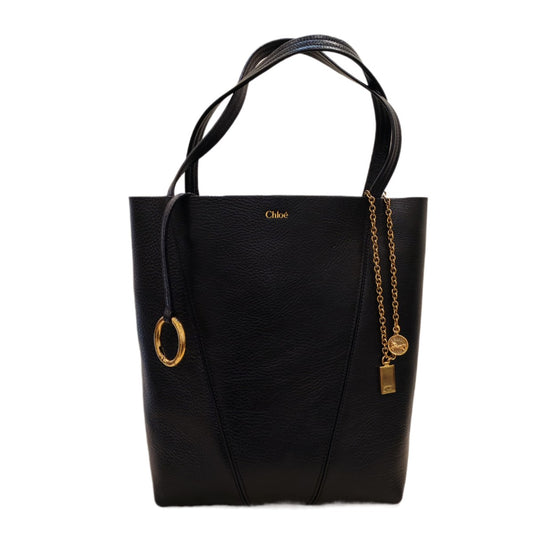 CHLOÉ Spin Tote  Bag  in  Grained  Leather