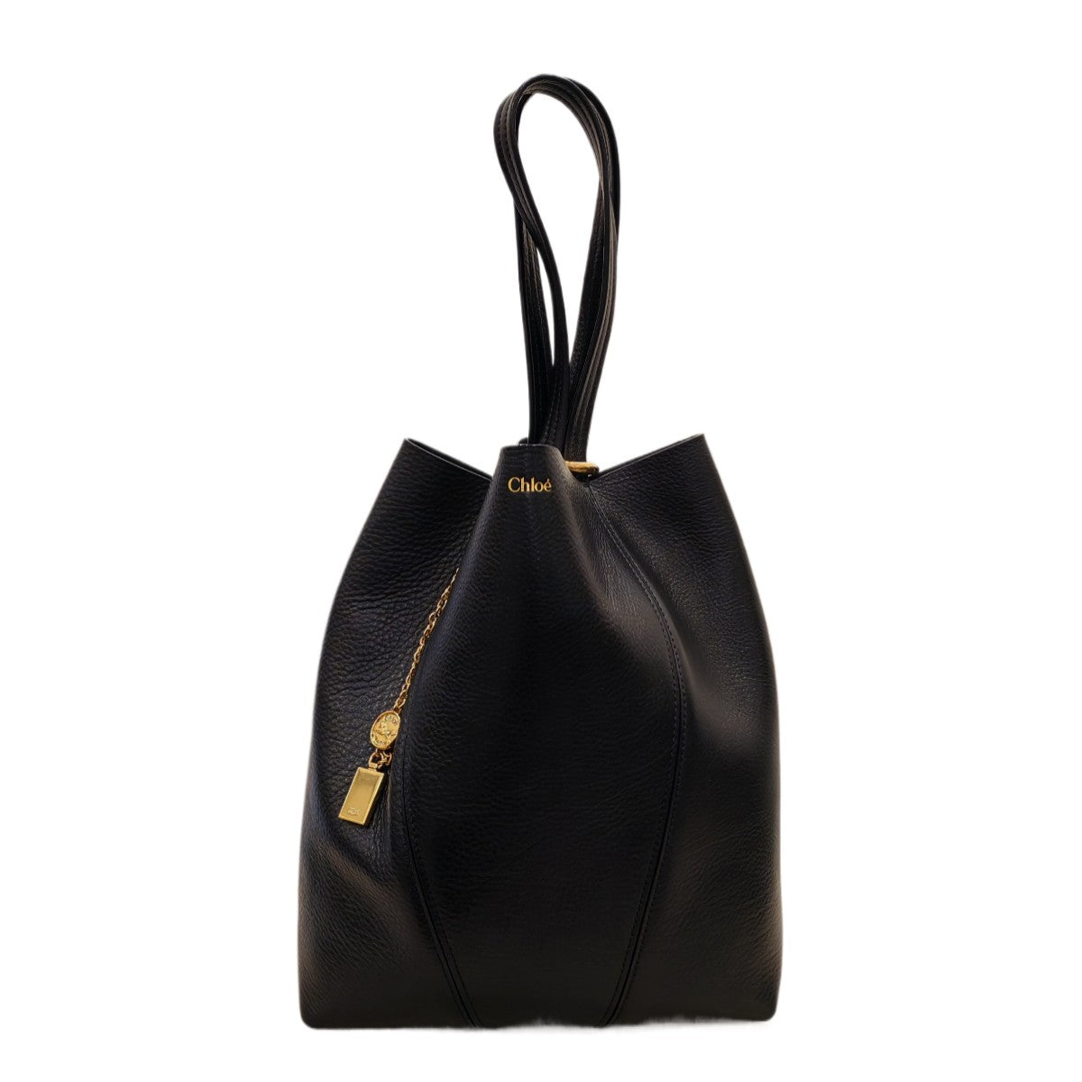 CHLOÉ Spin Tote  Bag  in  Grained  Leather