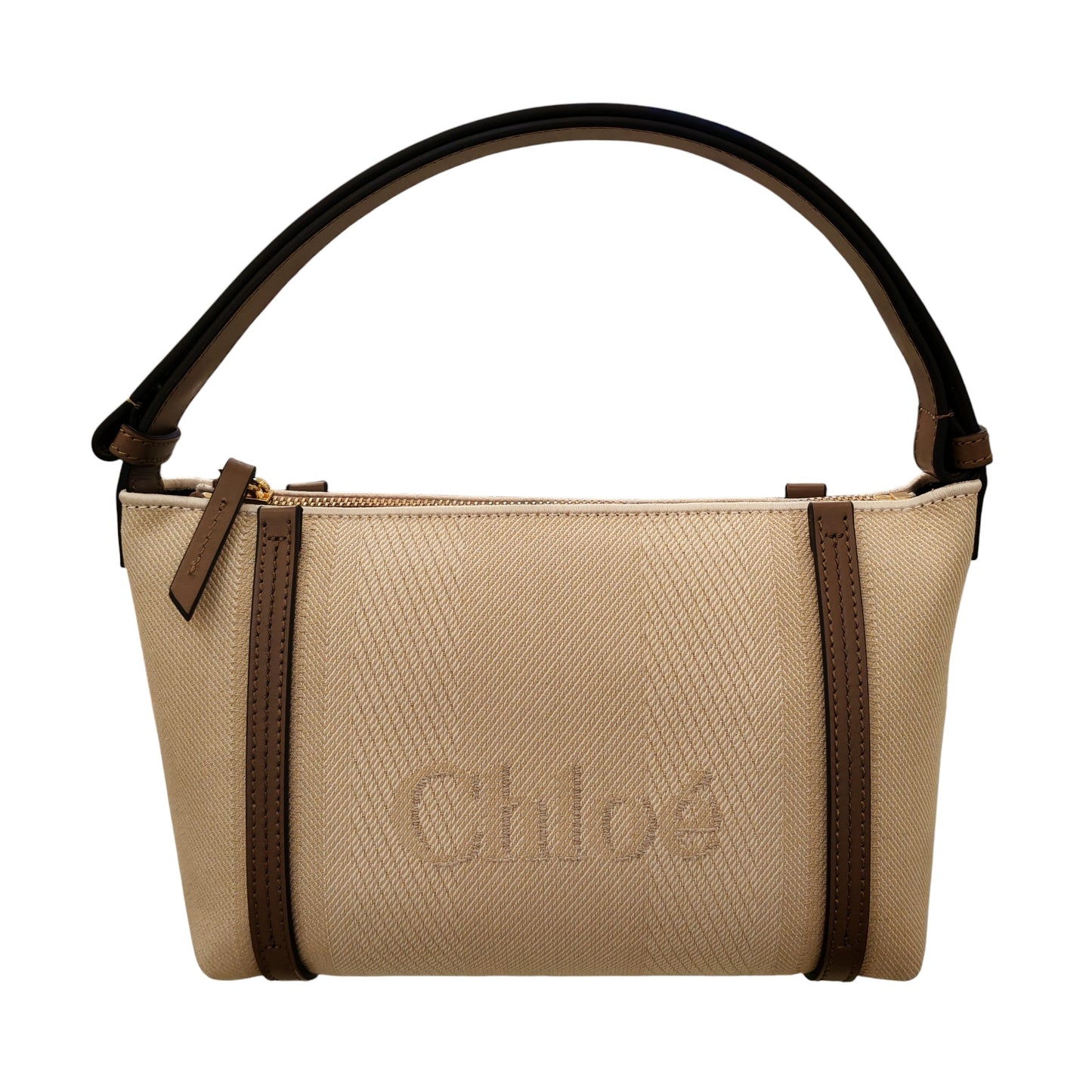 CHLOÉ Carry Shoulder Bag in Canvas
